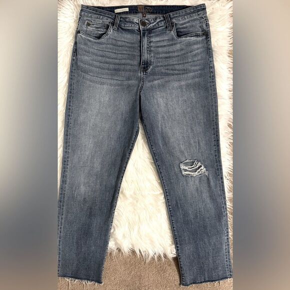 Kut from the Kloth ‘Katy’ Ankle Straight Leg in Cornflower Size 14 - Picture 2 of 14